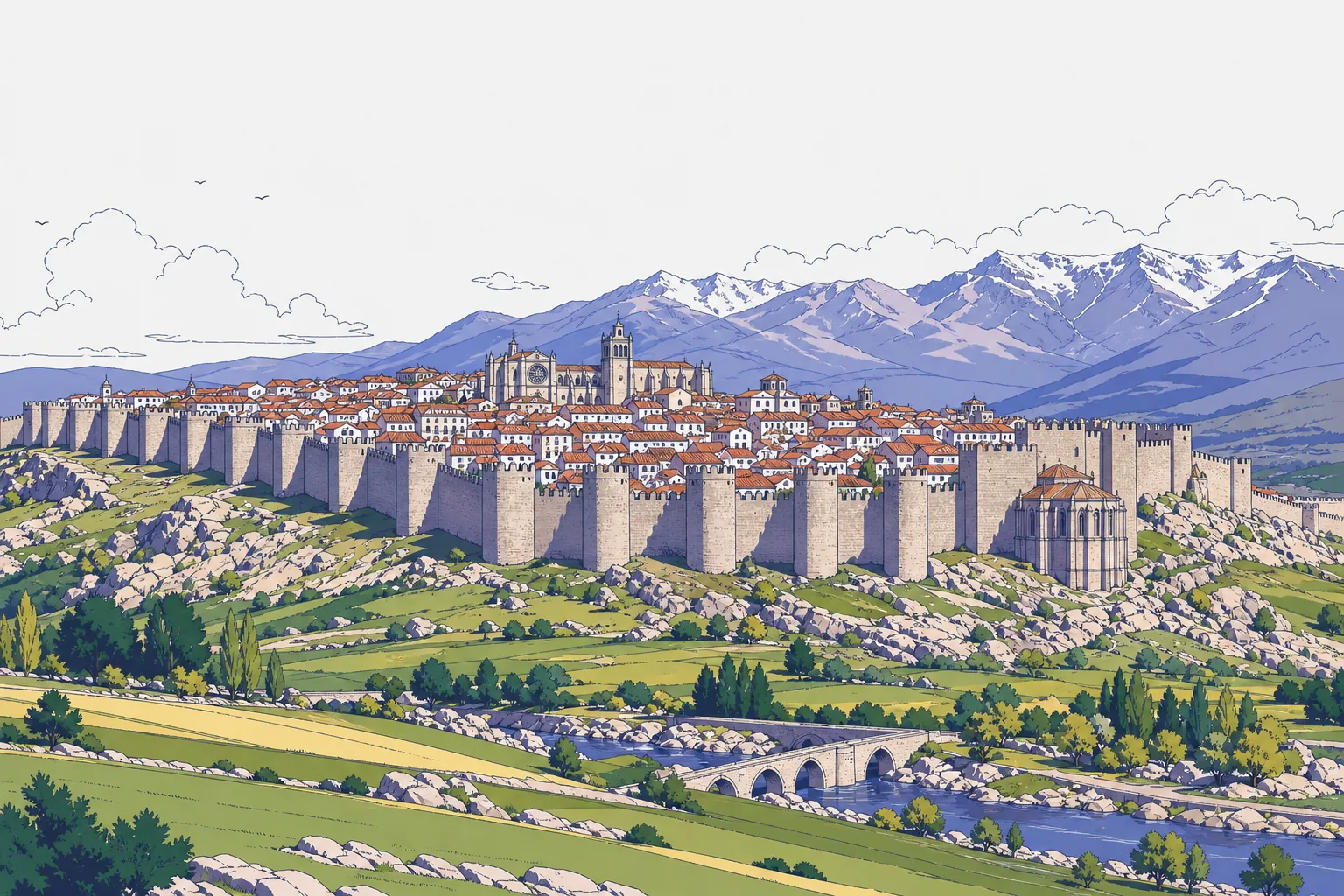 Paisaje de Ávila