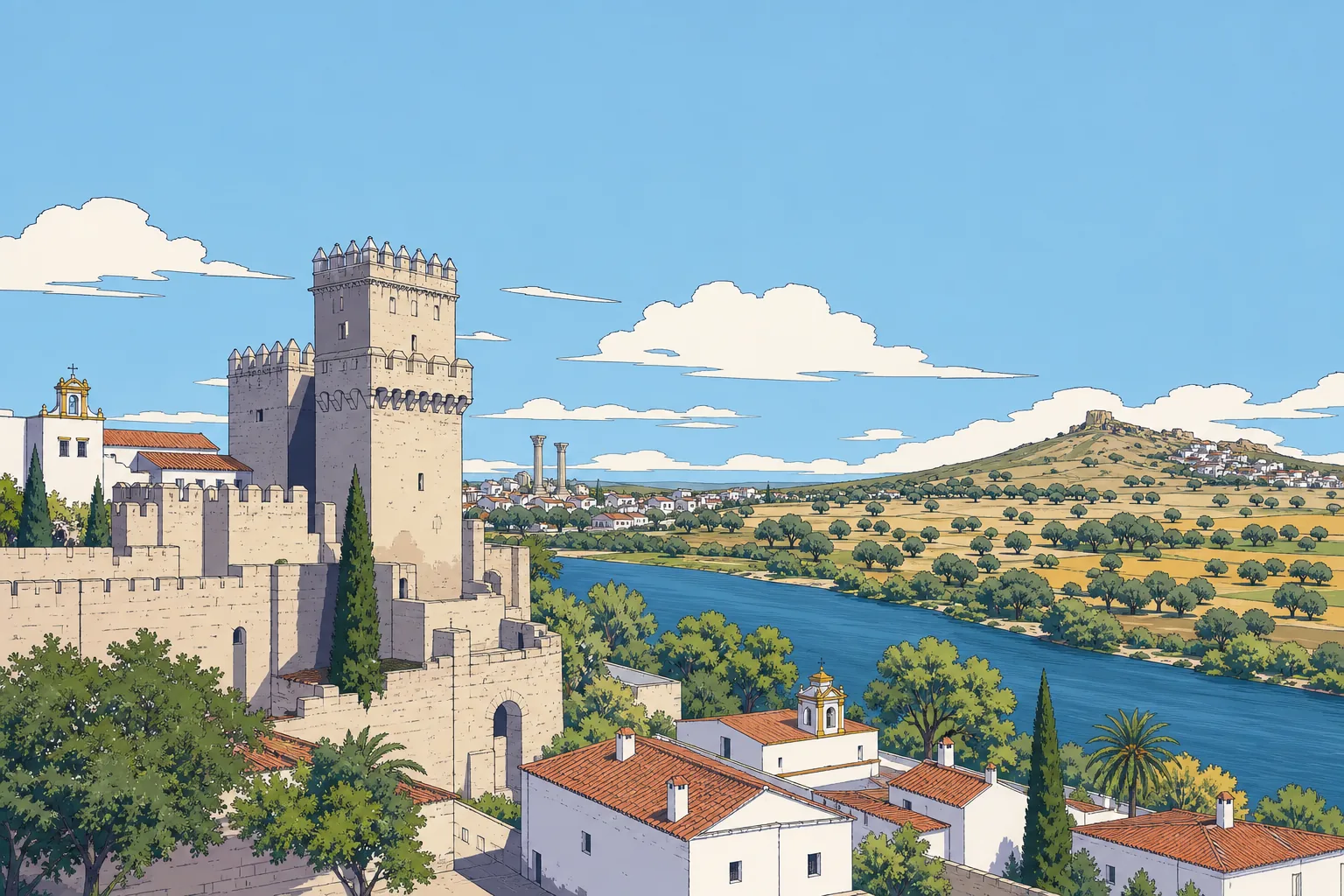 Paisaje de Badajoz