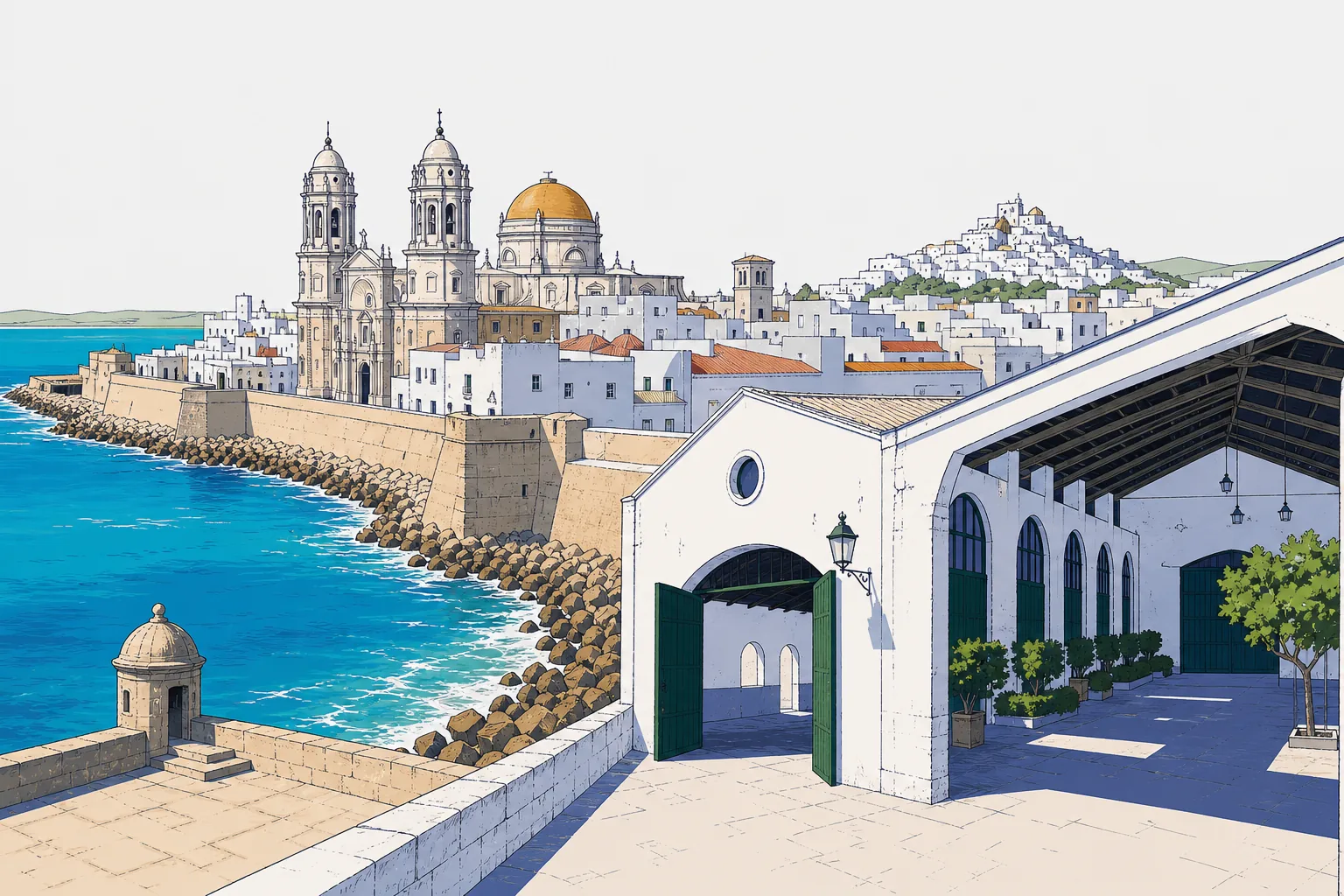 Paisaje de Cádiz
