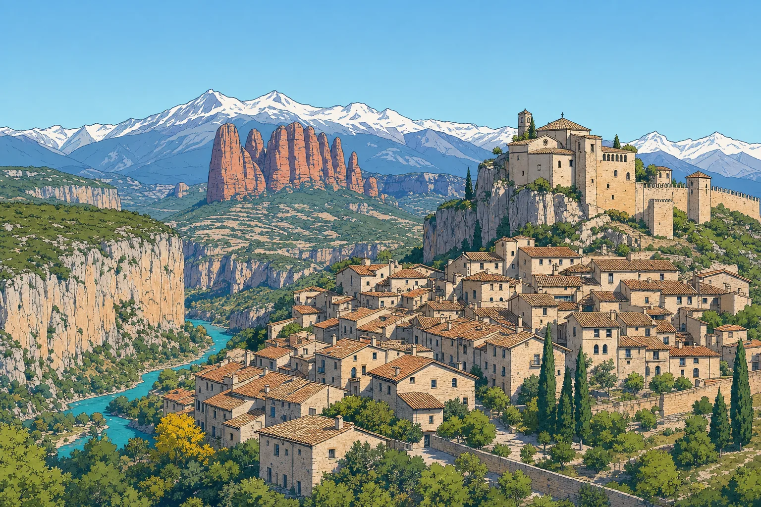 Paisaje de Huesca