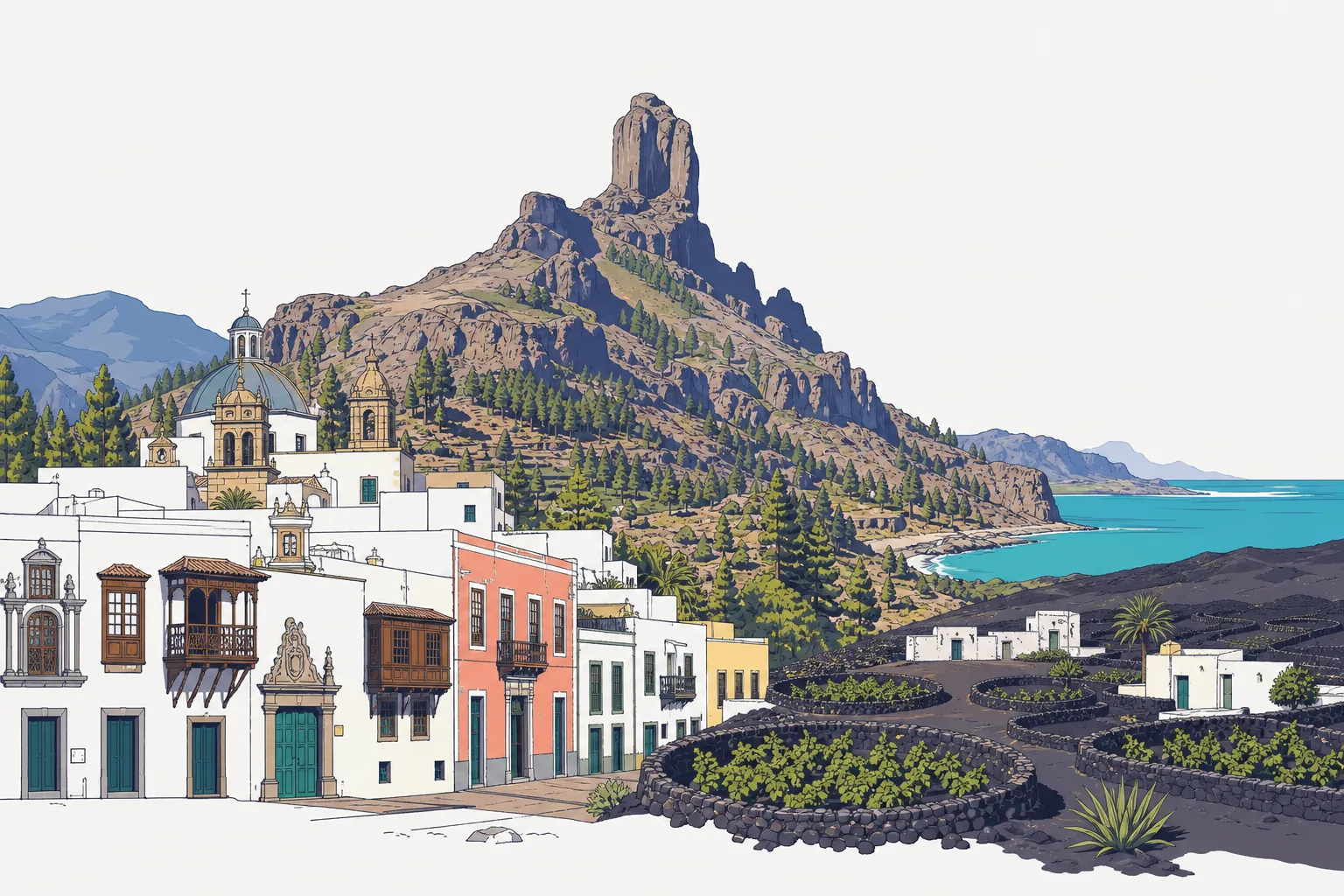 Paisaje de Las Palmas