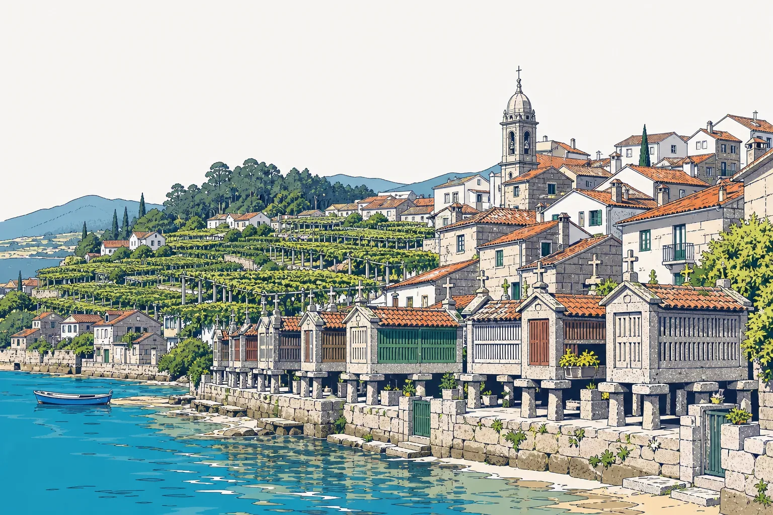 Paisaje de Pontevedra
