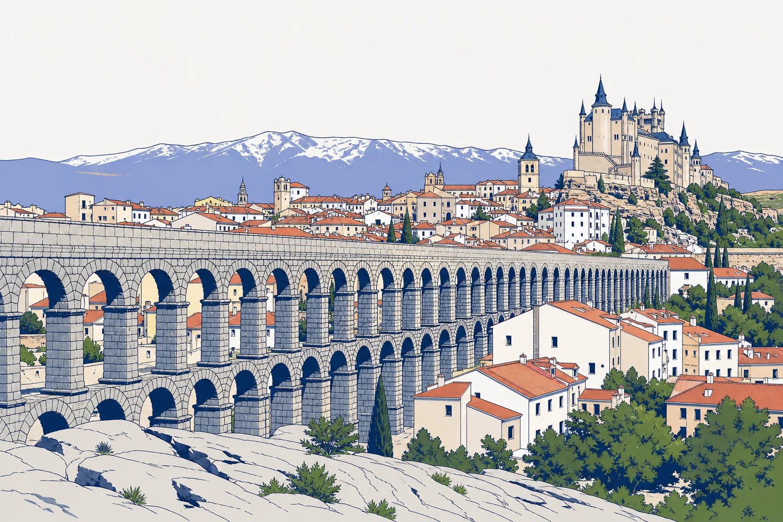 Paisaje de Segovia
