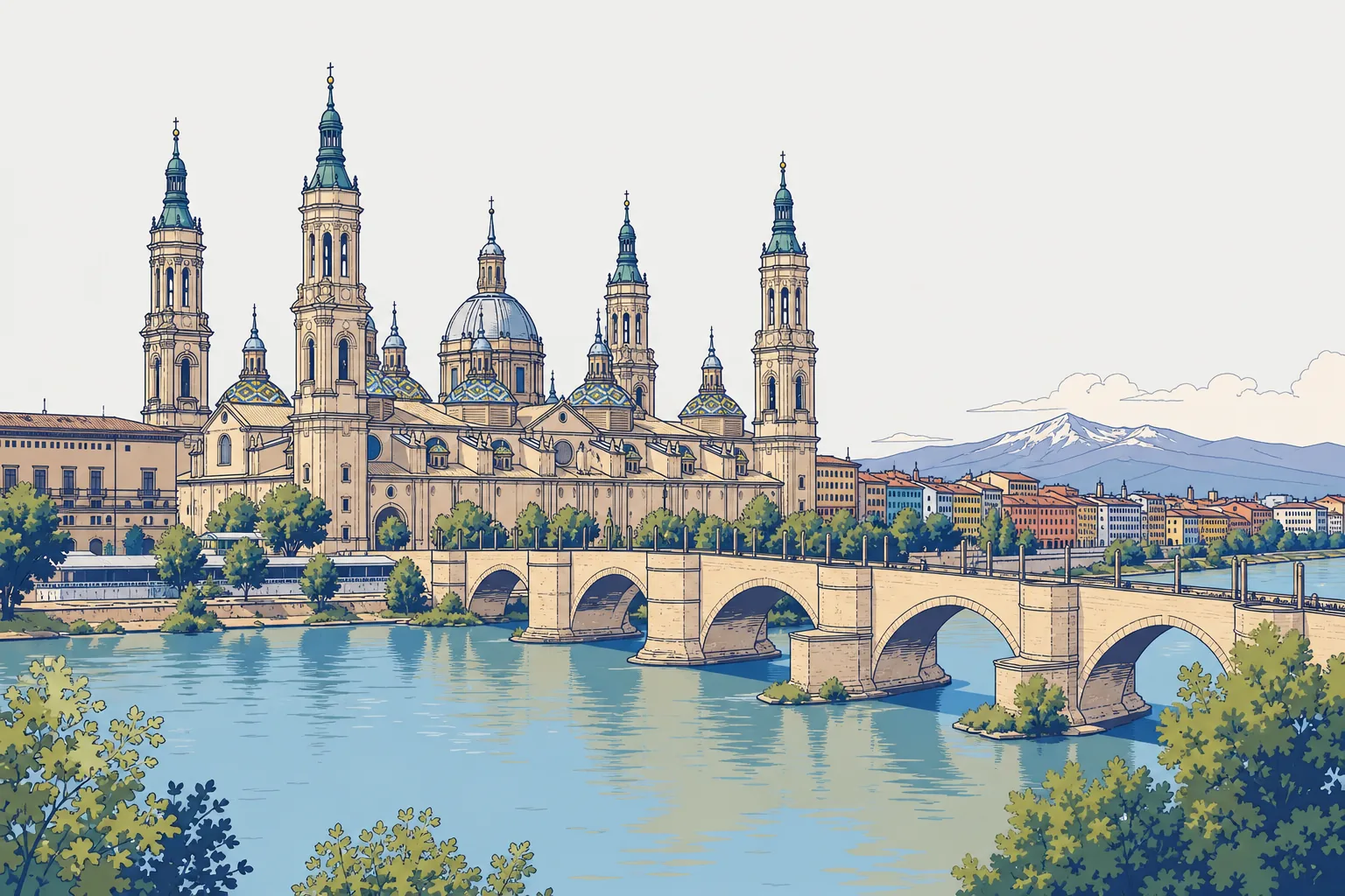 Paisaje de Zaragoza